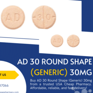 Profile photo of AD 30 Round Shape (Generic) 30mg