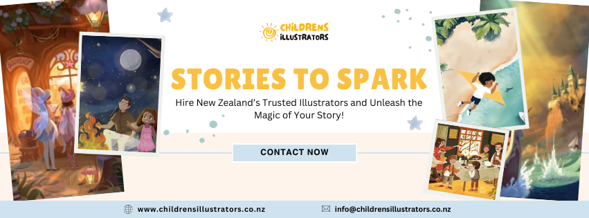 NZ’s book cover designers at ChildrensIllustrators